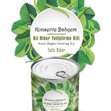 Tatlı Kıl Biber Yetiştirme Kiti - Sebze Fide Kiti Tatlı Kıl Biber Tohum Ve Torf Set