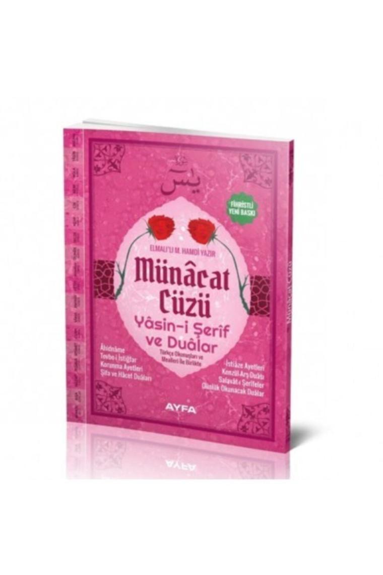 Münacaat Cüzü - Yasin Ve Dualar - Orta Boy - Pembe