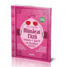 Münacaat Cüzü - Yasin Ve Dualar - Orta Boy - Pembe
