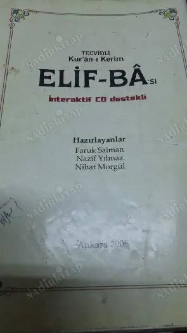 Tecvidli Kur'an-ı Kerim Elif - Ba'sı
