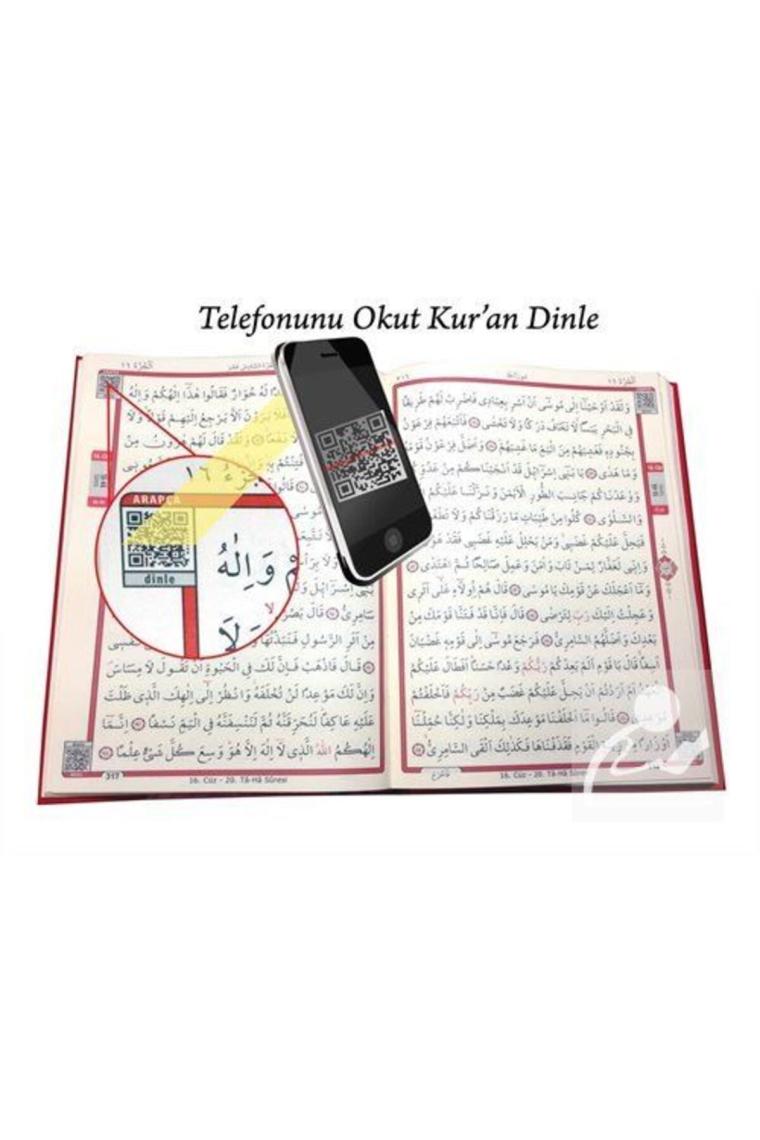 Kur'an-ı Kerim Bilgisayar Hatlı Pembe Renk Hafız Boy (KUR-AN 039) Sesli Kur-an & Diyanet Mühürlüdür