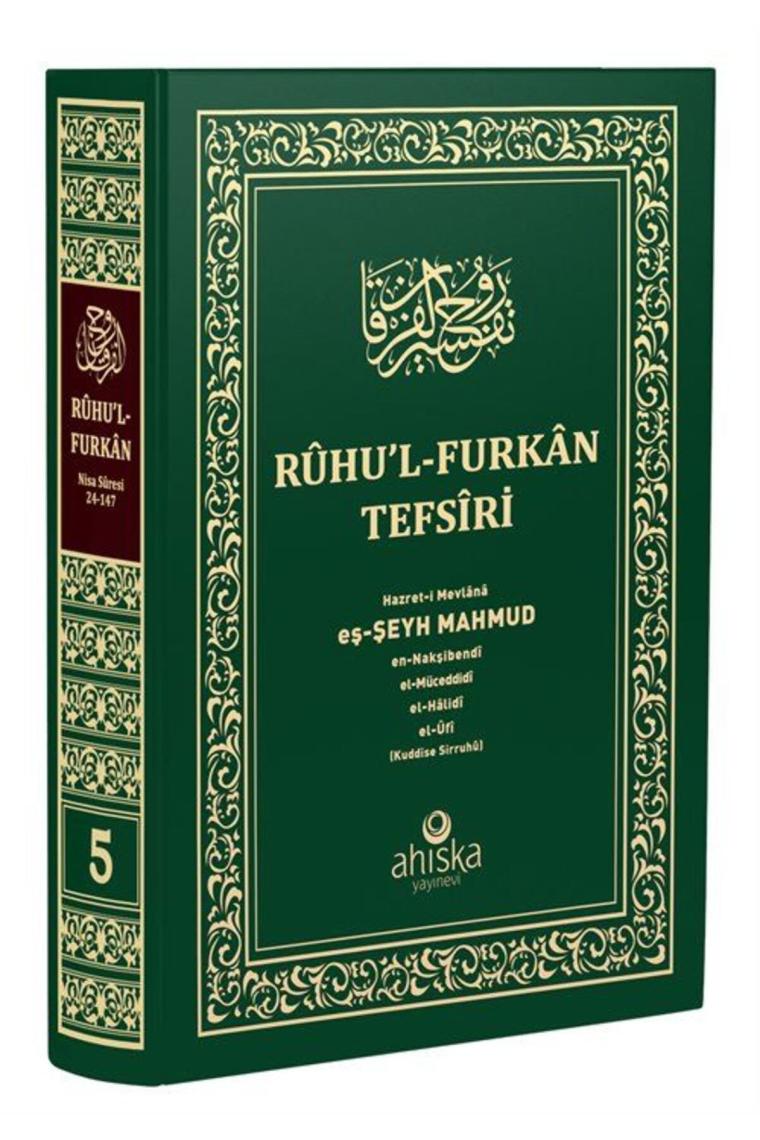 Ruhul Furkan Tefirsi 5. Cilt Orta Boy - Ciltli