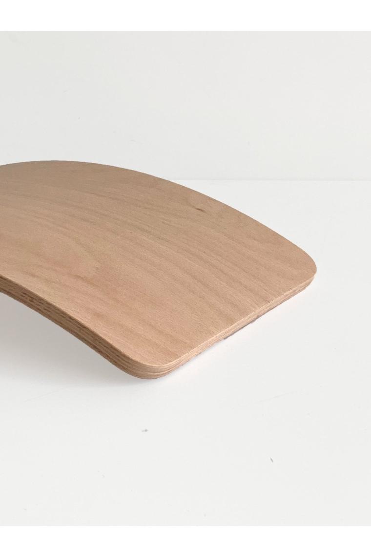Fagus Wood Ahşap Denge Tahtası, Montessori Balance Board, Çocuklar ve Yeni Başlayanlar Için Oyun Tahtası