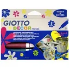 Giotto Decor Metalik Boya Askılı Paket 5'li  Spor Oyuncakları