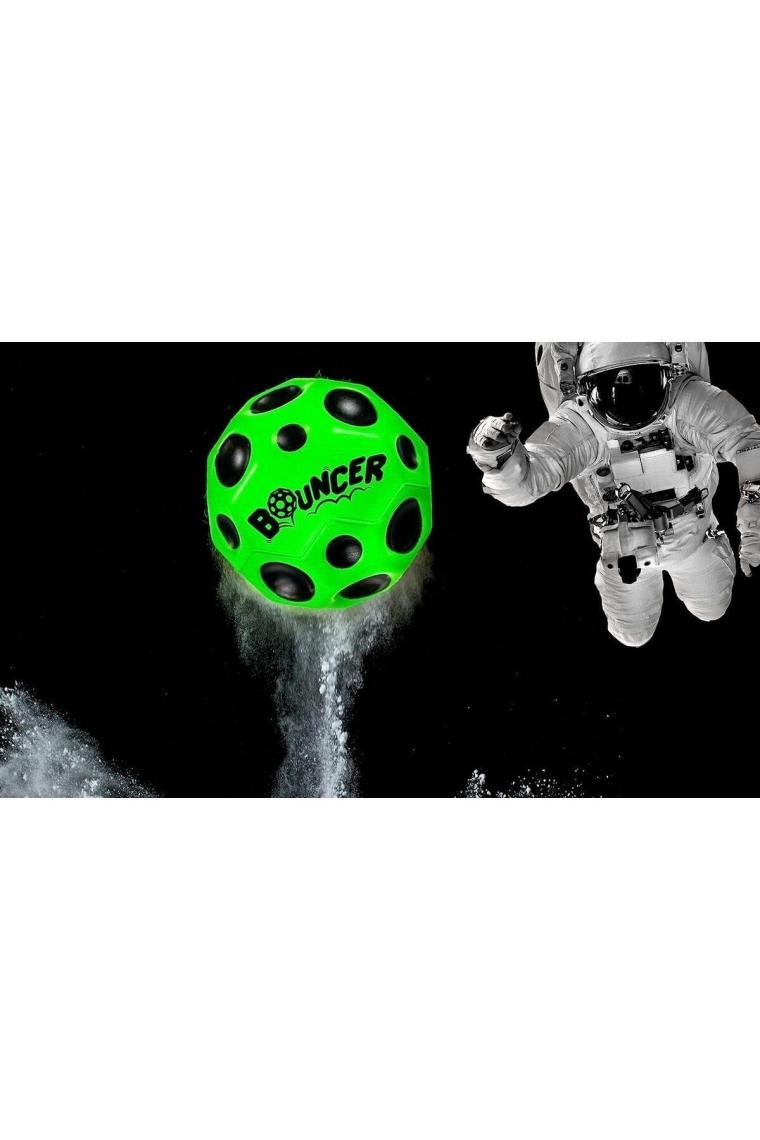 LRS Store 2 Adet Süper Yükseğe Zıplayan Delikli Bouncer Ball Space Ball Uzay Topu