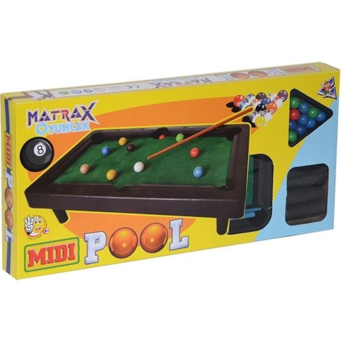 Matrax Oyuncak "MIDI POOL" Orta Boy Bilardo Oyunu
