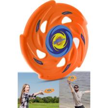 Telvesse Frizbi Fırlatma Diski Disk Atma Oyunu Çocuk Yetişkin Plaj Bahçe Oyuncak 24 cm Turuncu