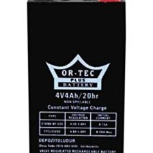 Ortec 4V 4AH Bakımsız Kuru Akü