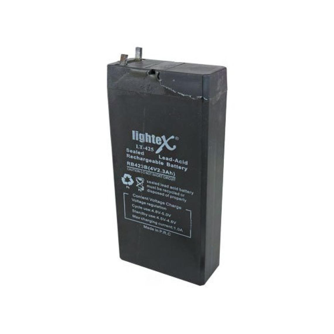 Lightex Akü 4 Volt 2.3 Amper Lıghtex Lt-425 ( 100 X 50 X 20 Mm )