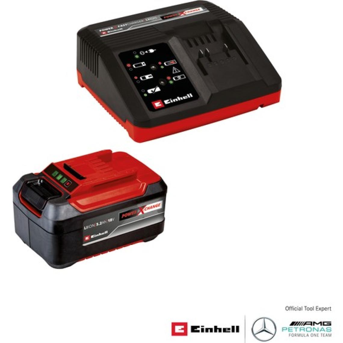 Einhell 4512114 5.2 Ah Yedek Akü 4 A Fastcharger Şarj Cihazıakü