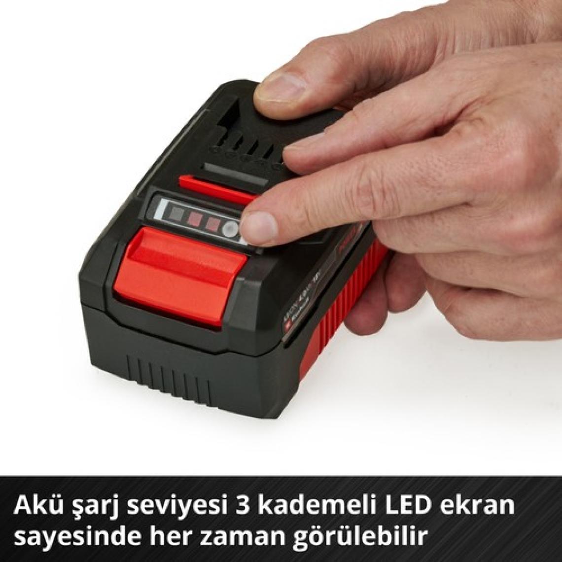 Orijinal Einhell Power X-Change Başlangıç Kiti Akü ve Şarj Cihazı (Li-Ion, 18 V, 2 x 4.0 Ah Akü ve Twincharger şarj cihazı, Tüm Power X-Change cihazları ile uyumlu) - 4512112