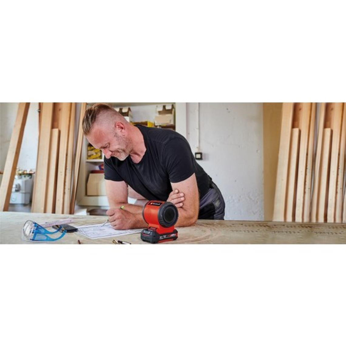 Einhell Akülü Hoparlör TC-SR 18 Li BT - Solo Power X-Change (Lityum-İyon, maksimum 85 dB, Bluetooth, AUX/USB girişi, sezgisel kontrol paneli, akü ve şarj cihazı dahil değildir) - 4514150