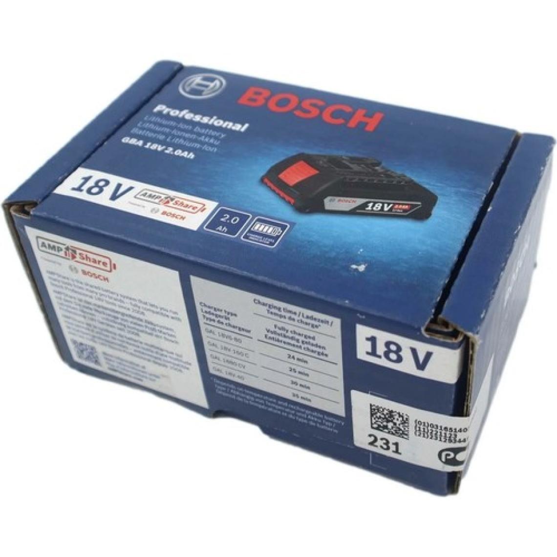 Bosch Professional Gba 18 Volt 2 Ah Li-İon Akü