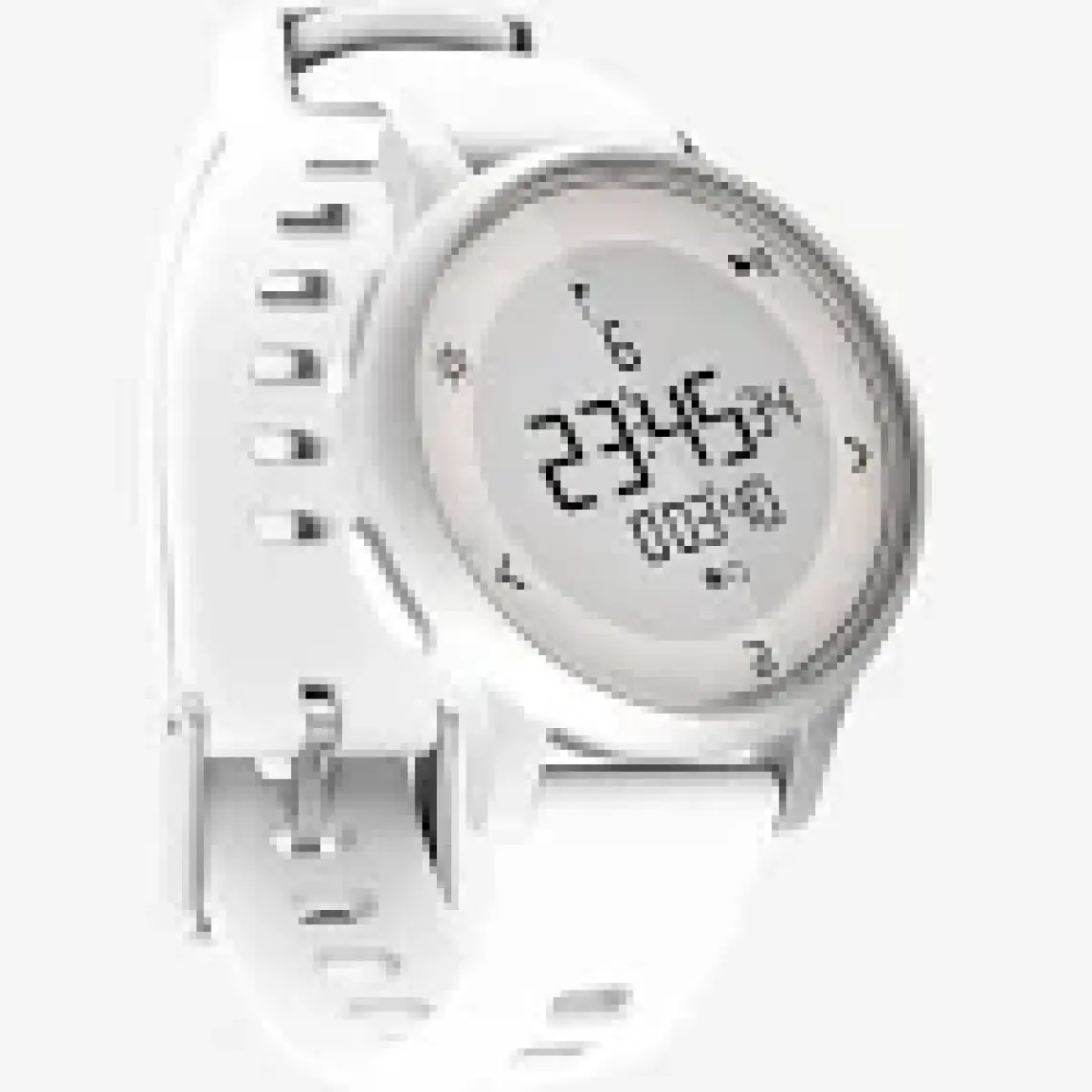 Decathlon Kronometreli Koşu Saati - Beyaz - W500S