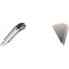 Master Metal Maket Bıçağı Geniş Gövdeli Falçata + 10 Adet Yedek Uç