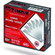 Zimak Geniş Maket Bıçağı Yedeği 100'lü ZMK-1253