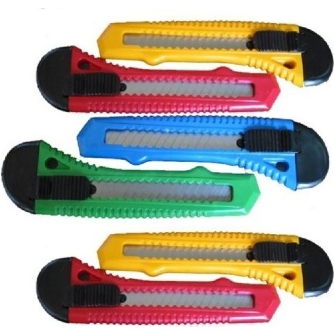 Qniay Plastik Maket Bıçağı Falçata Geniş Büyük Boy 6'lı