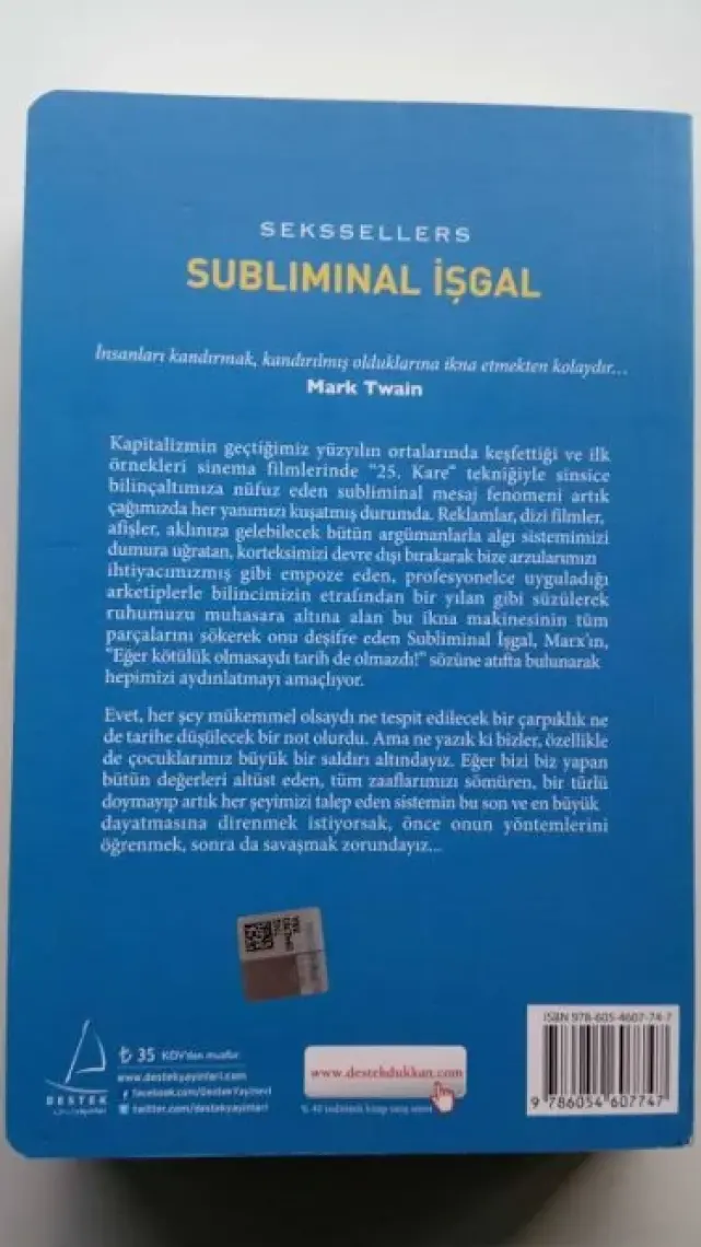 Subliminal İşgal - (Bilinçaltımızı Ele Geçiren Mesajlar) - Sefer Darıcı