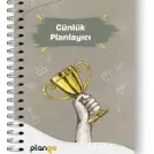 Plango Gri Kupa Günlük Planlayıcı Defter - Daily Planner - Ders Çalışma Planlayıcı Defteri - Planlama Defteri