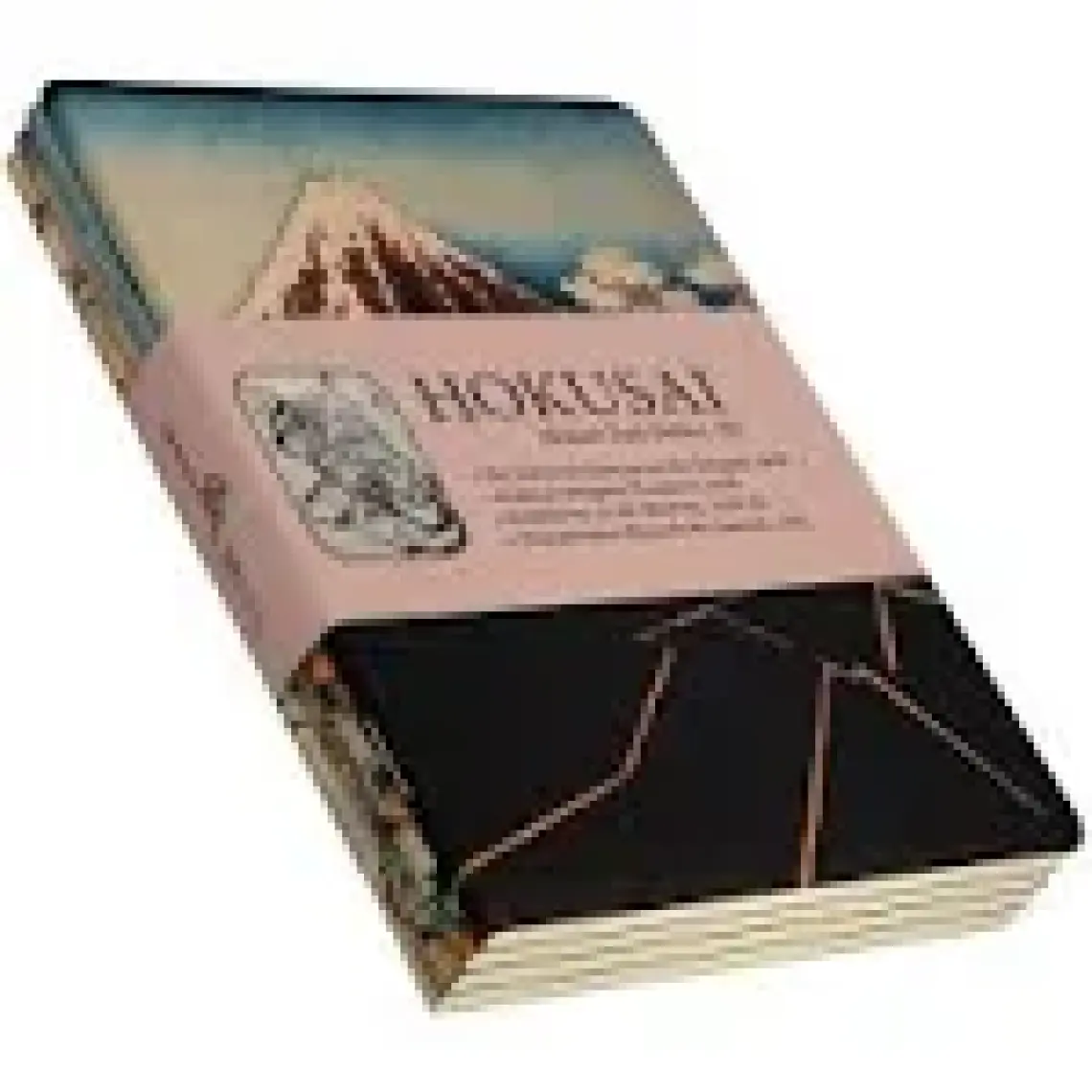 Retronote Hokusai 4'lü Defter Seti 3  Mount Fuji Series Iıı  Çizgisiz  48 Sayfa  10,5X14CM