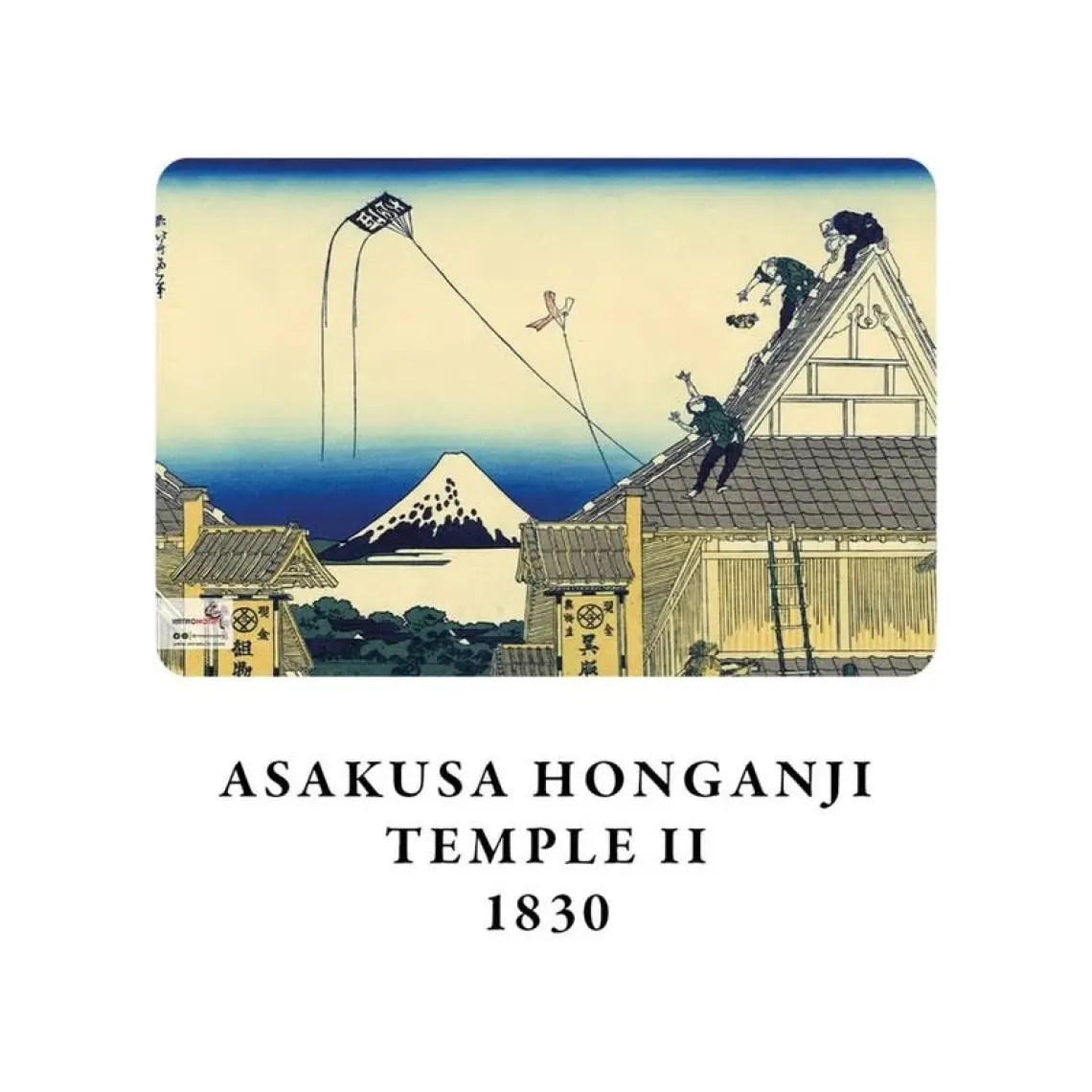 Retronote Hokusai 4'lü Defter Seti 3  Mount Fuji Series Iıı  Çizgisiz  48 Sayfa  10,5X14CM