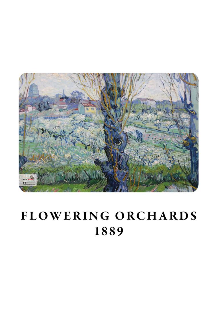 Retronote Van Gogh 4'lü Defter Seti 2  Blooming Series  Çizgisiz  64 Sayfa  14X21CM