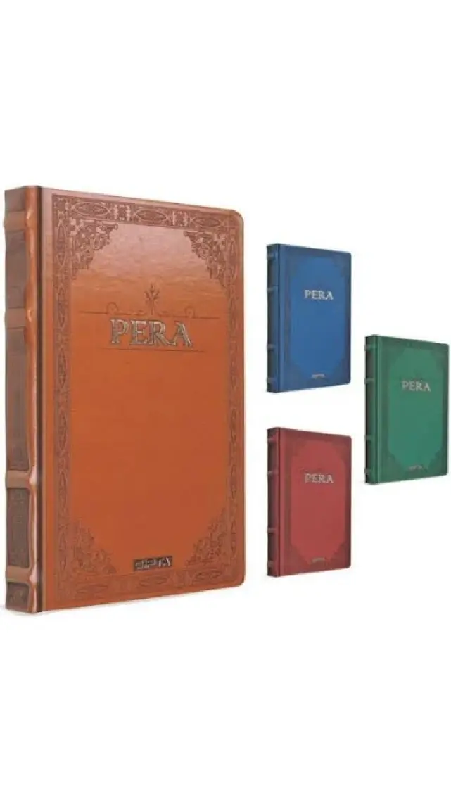 Gıpta Pera Not Defteri Deri Kapak Dikişli 17X24 Cm 160-0 3-1993000-2011