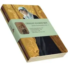 Retronote Osman Hamdi Bey 4'lü Defter Seti 1  Istanbul Hanımefendileri 1  Çizgisiz 64 Sayfa  10,5X14CM
