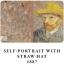 Retronote Van Gogh 4'lü Defter Seti 5  Selfportrait Series Iı  Çizgisiz  64 Sayfa  14X21CM