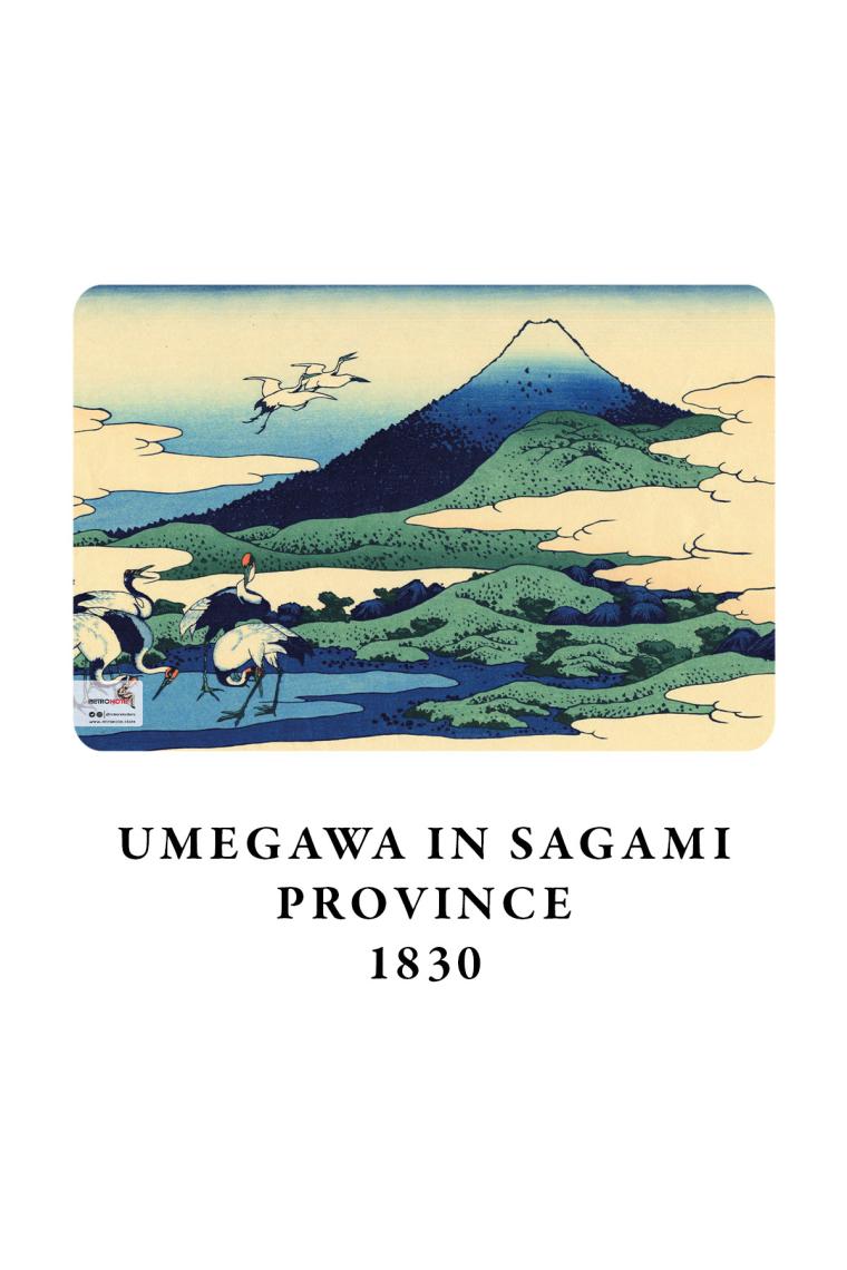 Retronote Hokusai 4'lü Defter Seti 4  Mount Fuji Series Iv  Çizgisiz  48 Sayfa  10,5X14CM