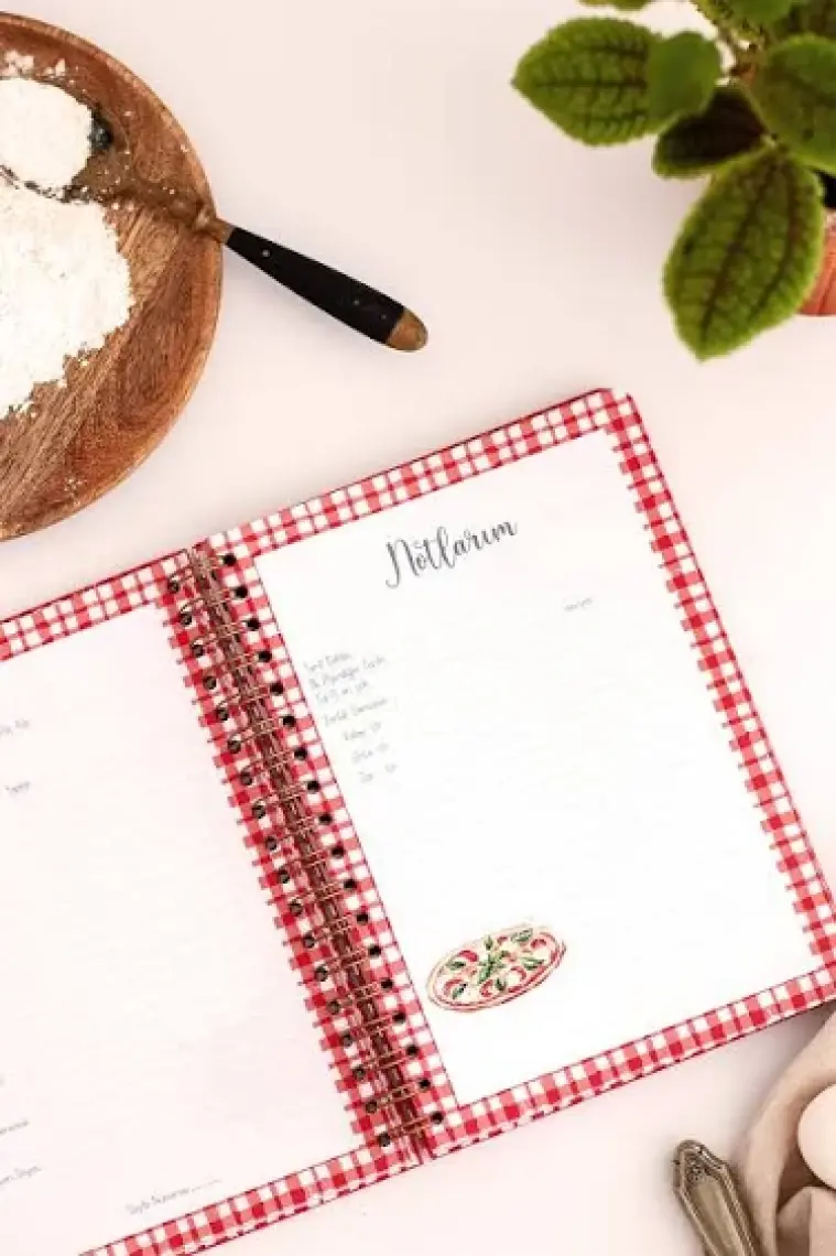 Matt Notebook Yemek Tarif Defteri
