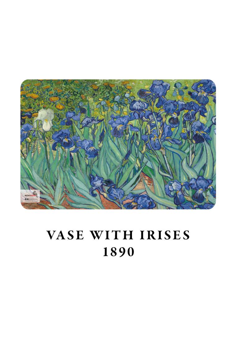Retronote Van Gogh 4'lü Defter Seti 3  Flowers Series  Çizgisiz  64 Sayfa  14X21 cm