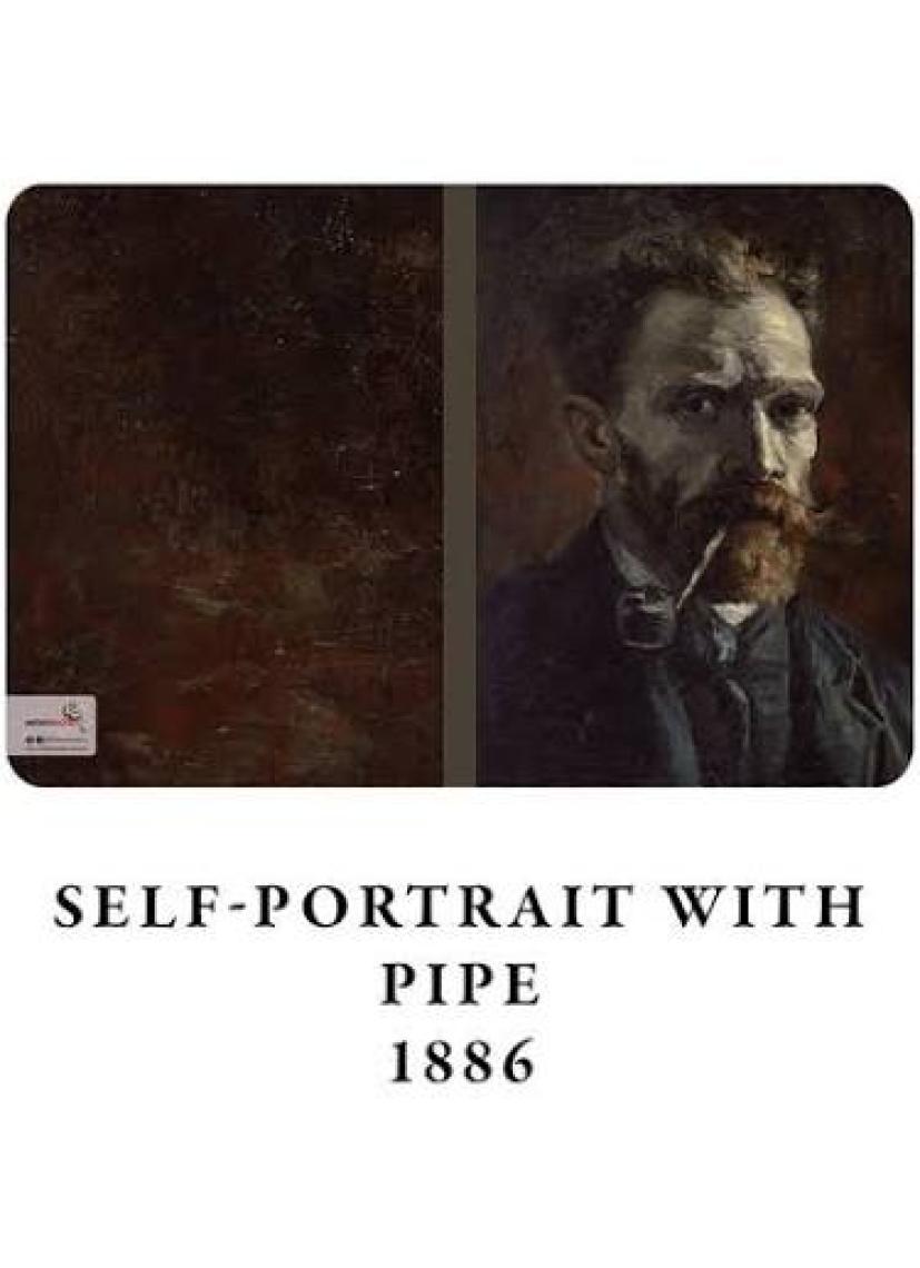 Retronote Van Gogh 4'lü Defter Seti 4  Selfportrait Series I  Çizgisiz 64 Sayfa  10,5X14CM