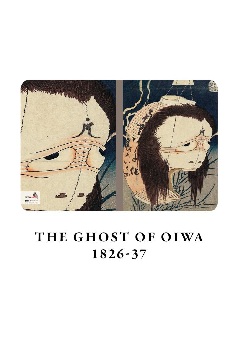 Retronote Hokusai 4'lü Defter Seti 5  Ghosts Series I  Çizgisiz 48 Sayfa  10,5X14CM