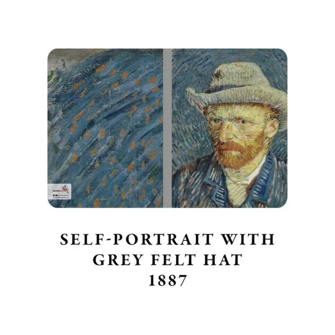 Retronote Van Gogh 4'lü Defter Seti 4  Selfportrait Series I  Çizgisiz  64 Sayfa  14X21CM