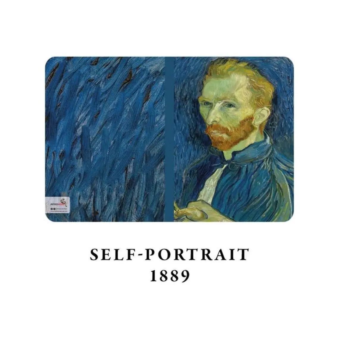 Retronote Van Gogh 4'lü Defter Seti 4  Selfportrait Series I  Çizgisiz  64 Sayfa  14X21CM