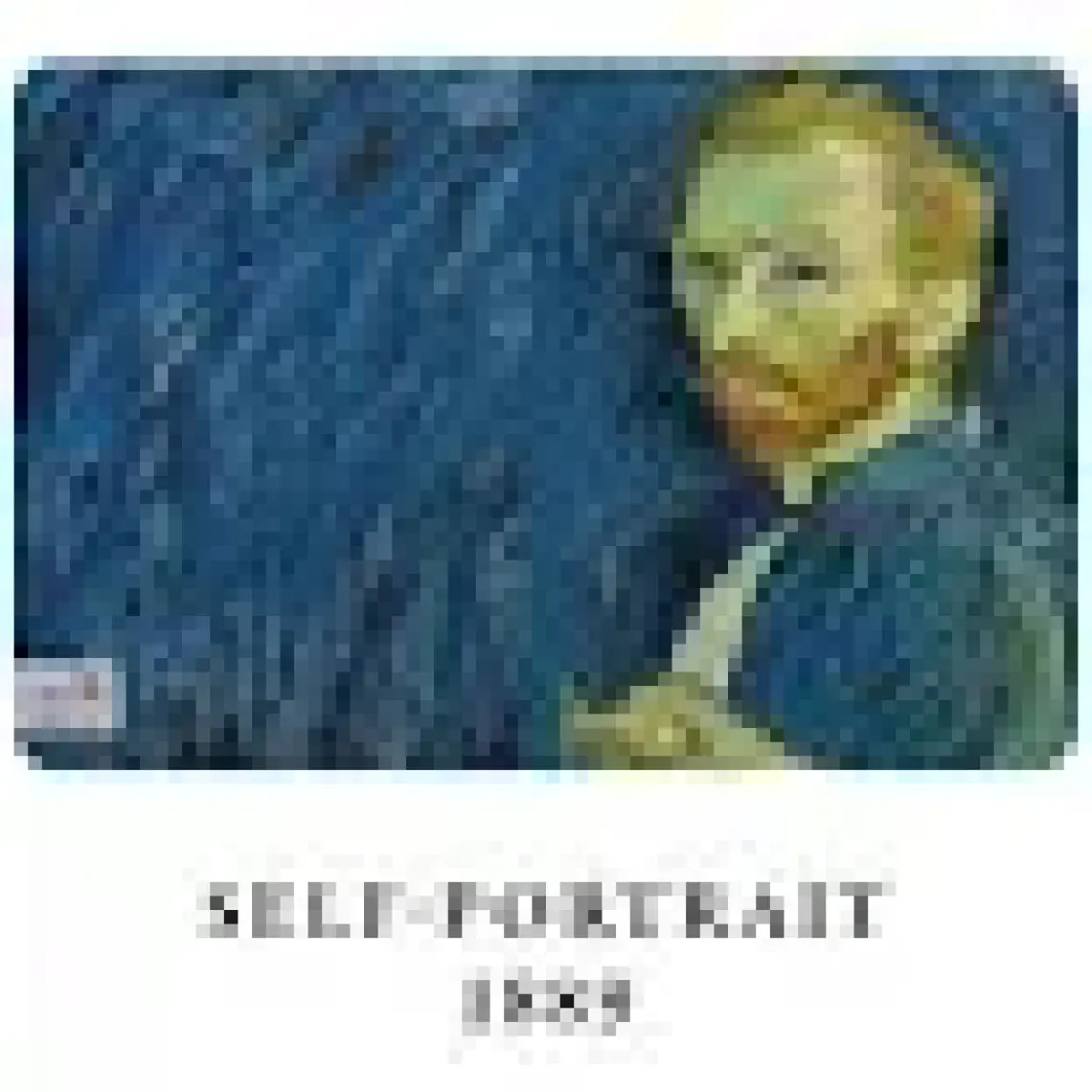 Retronote Van Gogh 4'lü Defter Seti 4  Selfportrait Series I  Çizgisiz  64 Sayfa  14X21CM