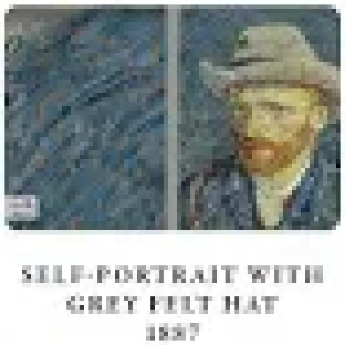 Retronote Van Gogh 4'lü Defter Seti 4  Selfportrait Series I  Çizgisiz  64 Sayfa  14X21CM