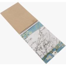 Retronote Almond Blossoms, Van Gogh 1890, A5 Eskiz Defter Iı, Çizgisiz, 100 Sayfa, 100 Gram, Beyaz Renk