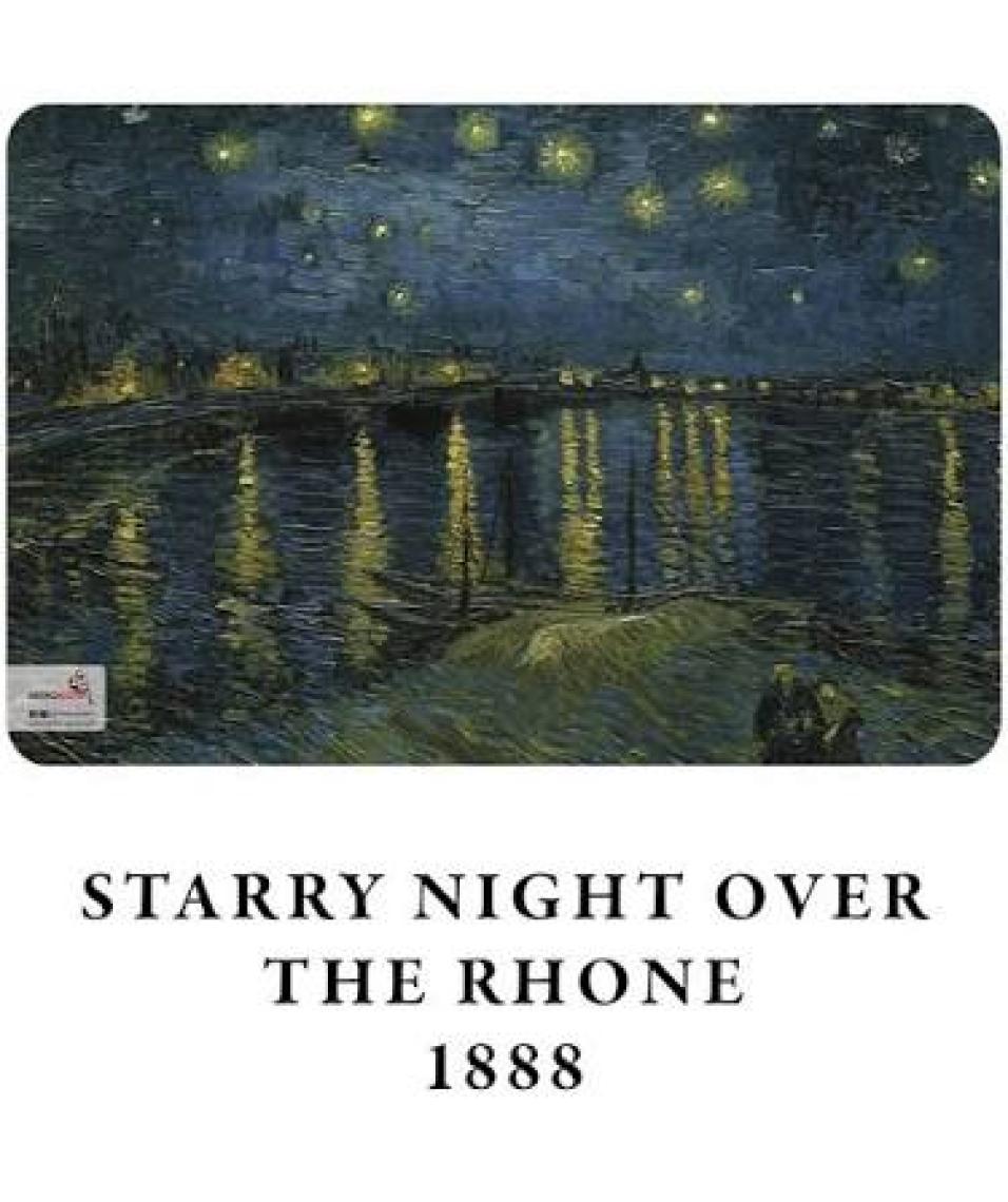 Retronote Van Gogh 4'lü Defter Seti 1  Night Series  Çizgisiz  64 Sayfa  14X21CM