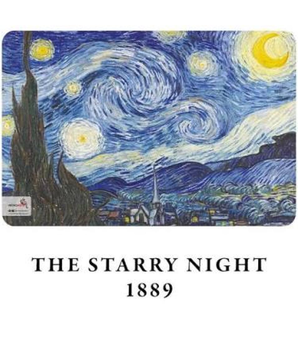 Retronote Van Gogh 4'lü Defter Seti 1  Night Series  Çizgisiz  64 Sayfa  14X21CM
