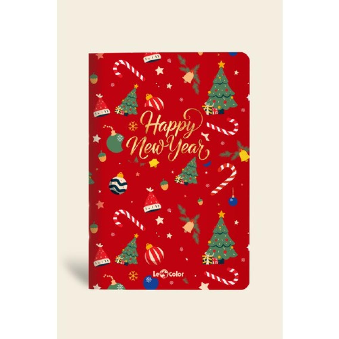 Le Color 4'lü Yeni Yıl Defter Seti Çizgisiz 13 x 20 Happy New Year