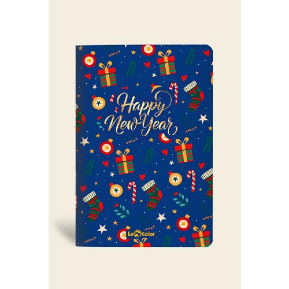 Le Color 4'lü Yeni Yıl Defter Seti Çizgisiz 13 x 20 Happy New Year
