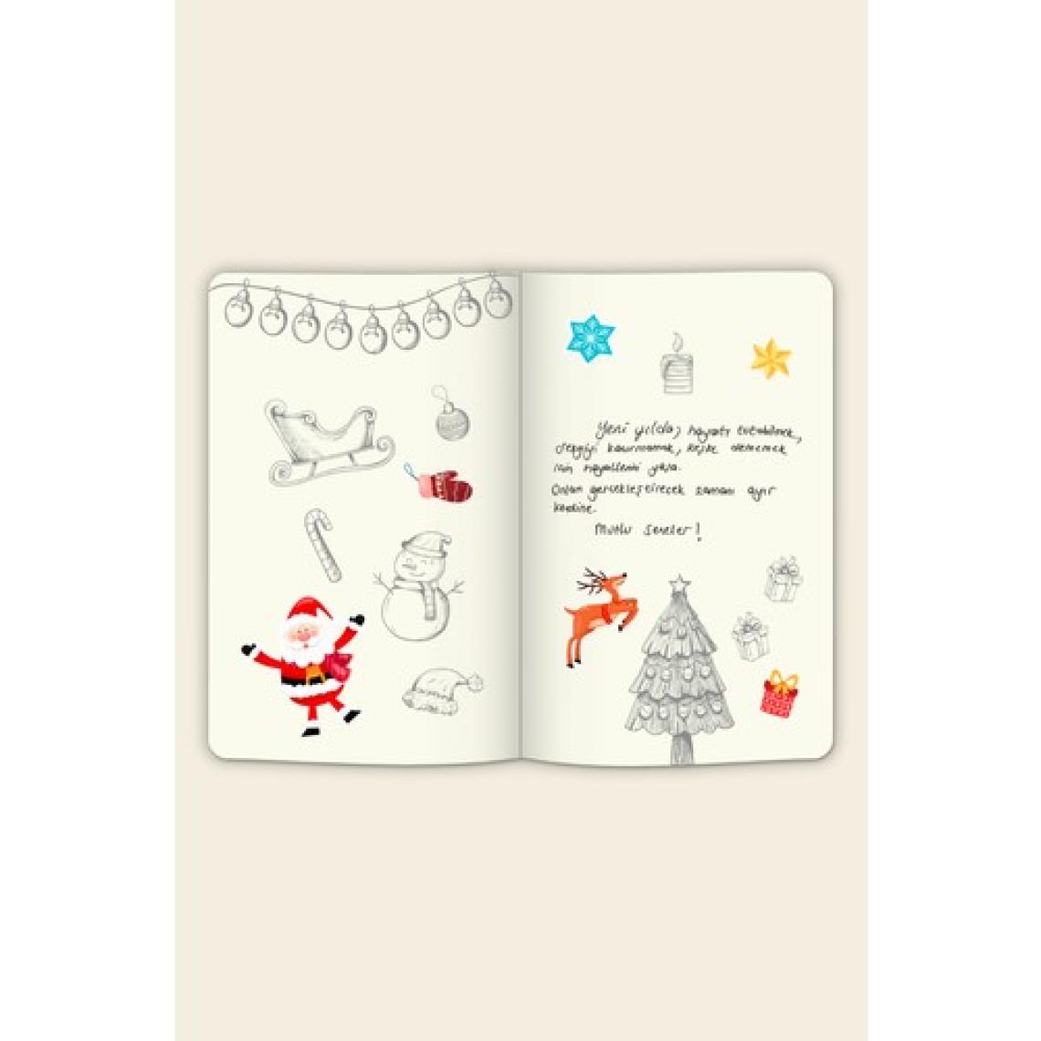 Le Color 4'lü Yeni Yıl Defter Seti Çizgisiz 13 x 20 Happy New Year