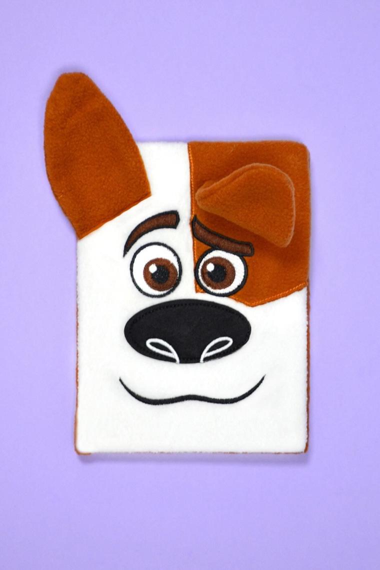 Kagito Max The Terrier Peluş Çizgili Defter