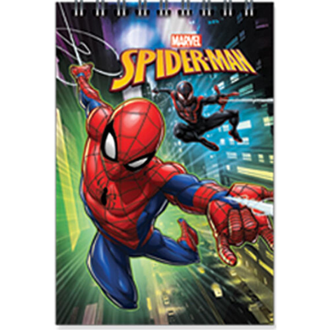 Spider-Man A7 42 Yaprak Spiralli Bloknot