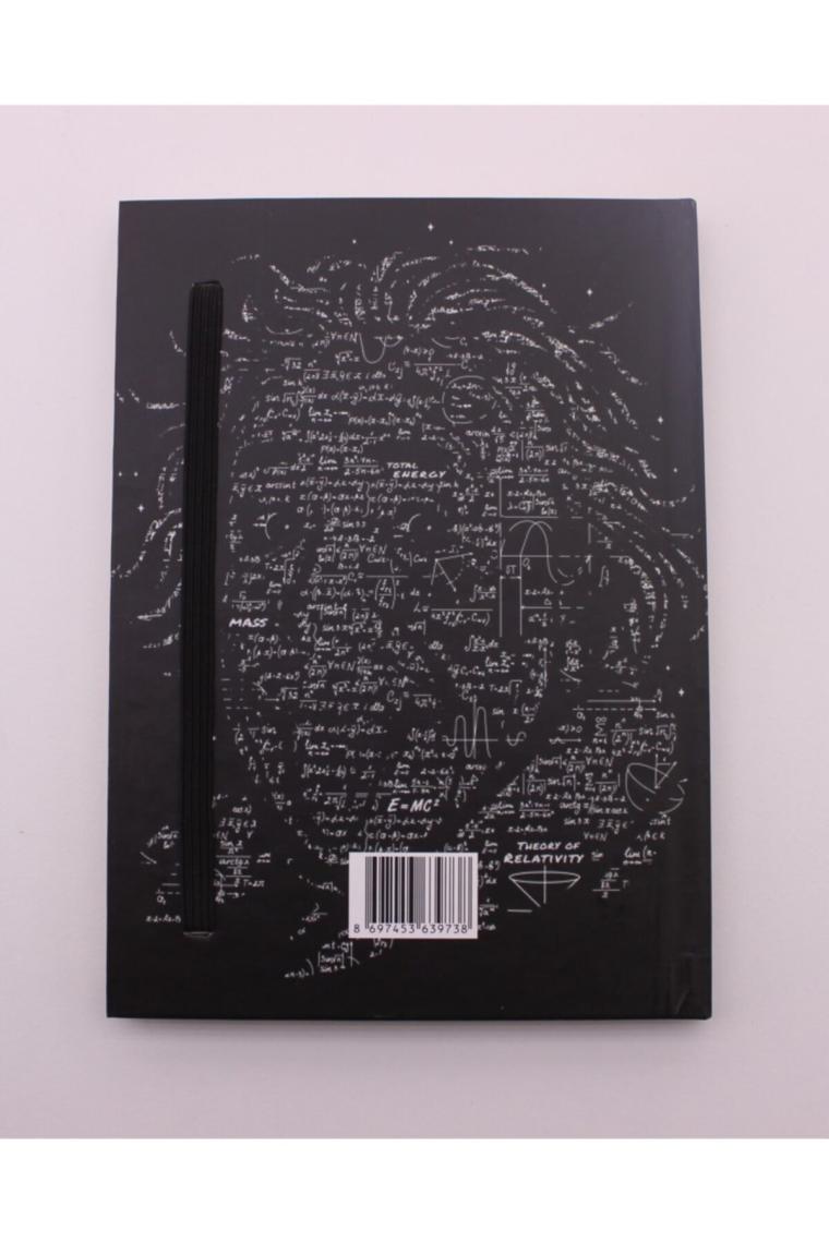 Deco Elit Lastikli Çizgisiz Sert Kapak Emc2 Defter