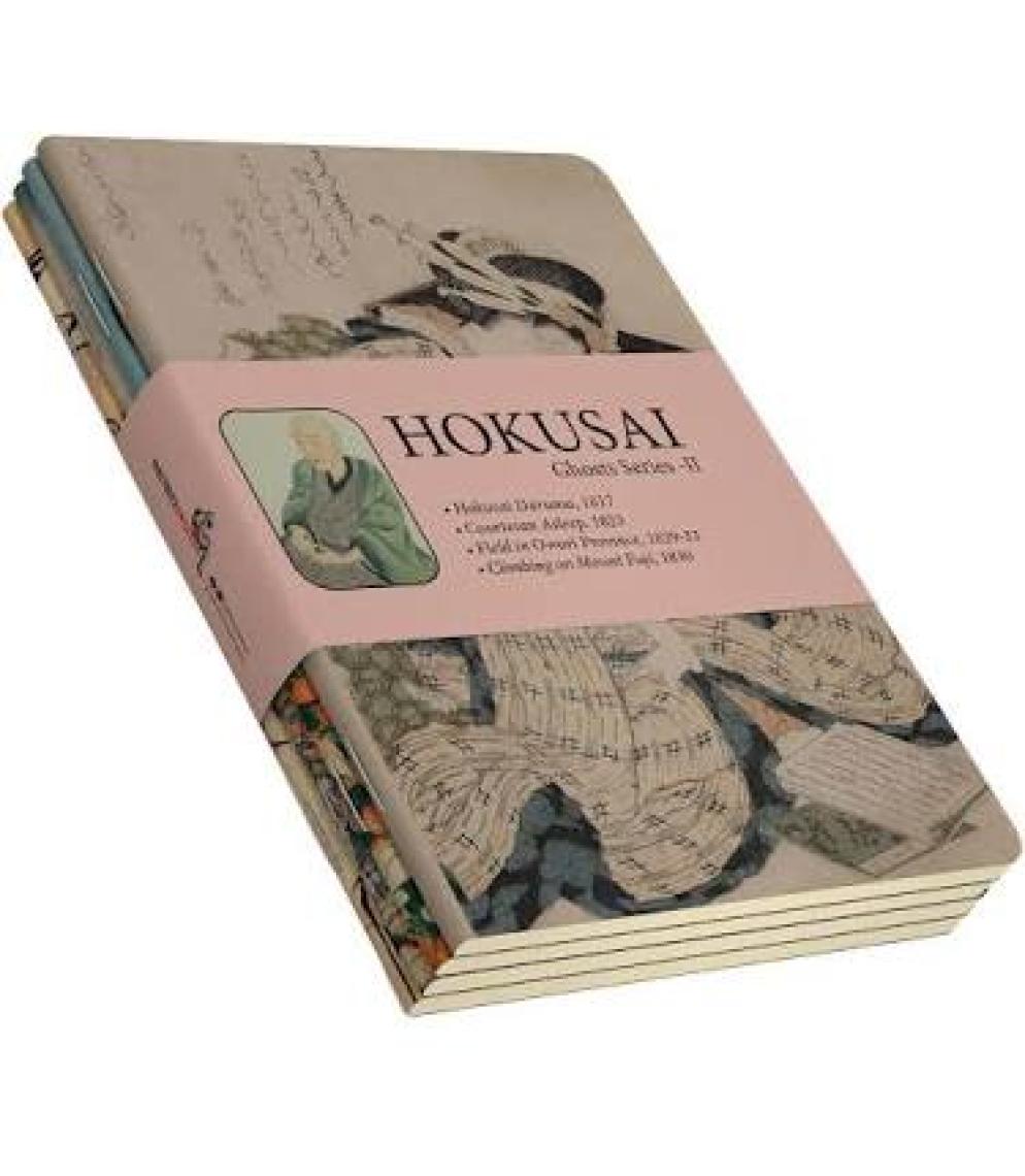 Retronote Hokusai 4'lü Defter Seti 6  Ghosts Series Iı  Çizgisiz  64 Sayfa  14X21CM