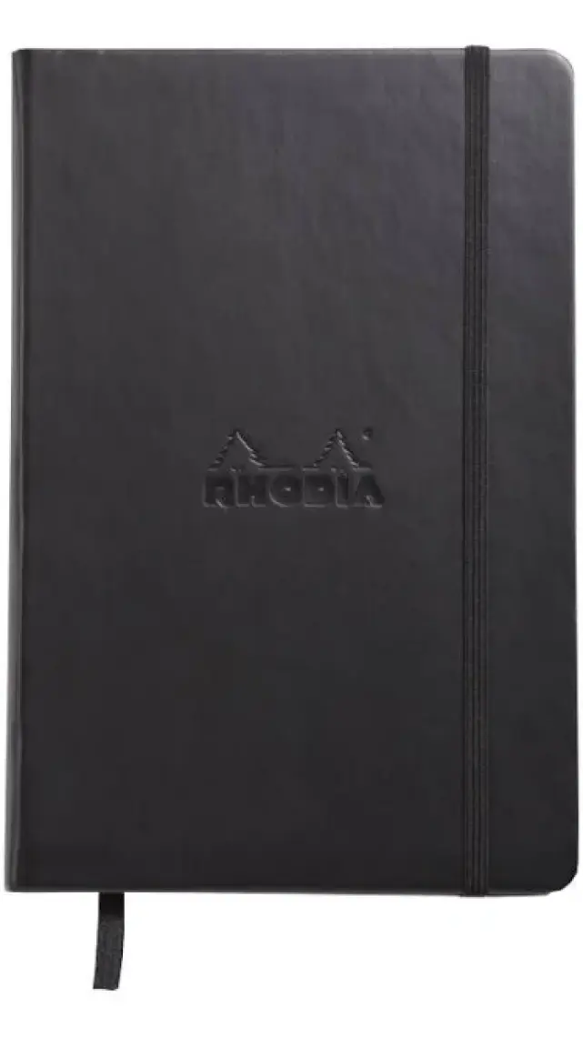Rhodia Sert Kapak Çizgili Defter Siyah Rw 118609
