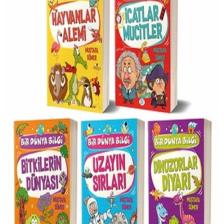 Bir Dünya Bilgi Seti 5 Kitap - Mustafa Sümer- Icatlar Mucitler - Uzayın Sırları ..